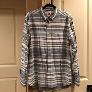 Quicksilver Striper Modern Fit Button Down